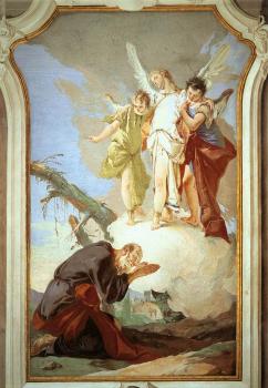 Giovanni Battista Tiepolo : Patriarcale The Three Angels Appearing to Abraham